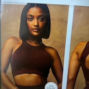 Seamless low impact open back bra